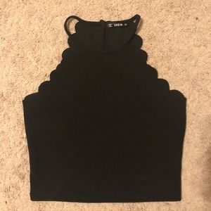 Scallop Halter Top